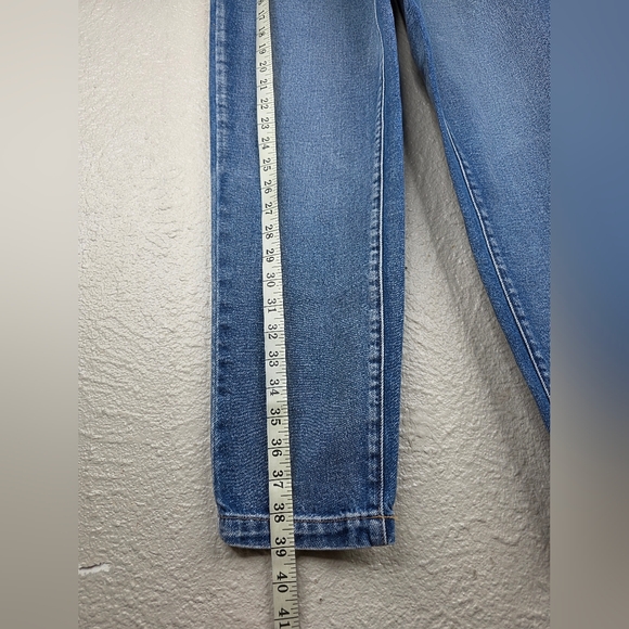 Bdg Urban Outfitters Pull On Mom High-Waisted 100% Cotton Stretch Jeans Size 24 - Picture 11 of 14